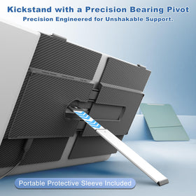 Teamgee dual-screen setup enables efficient multitasking during meetings.