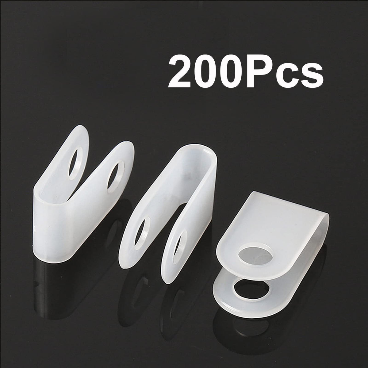 Reusable Teansic cable clamps arranged for repeated setups.