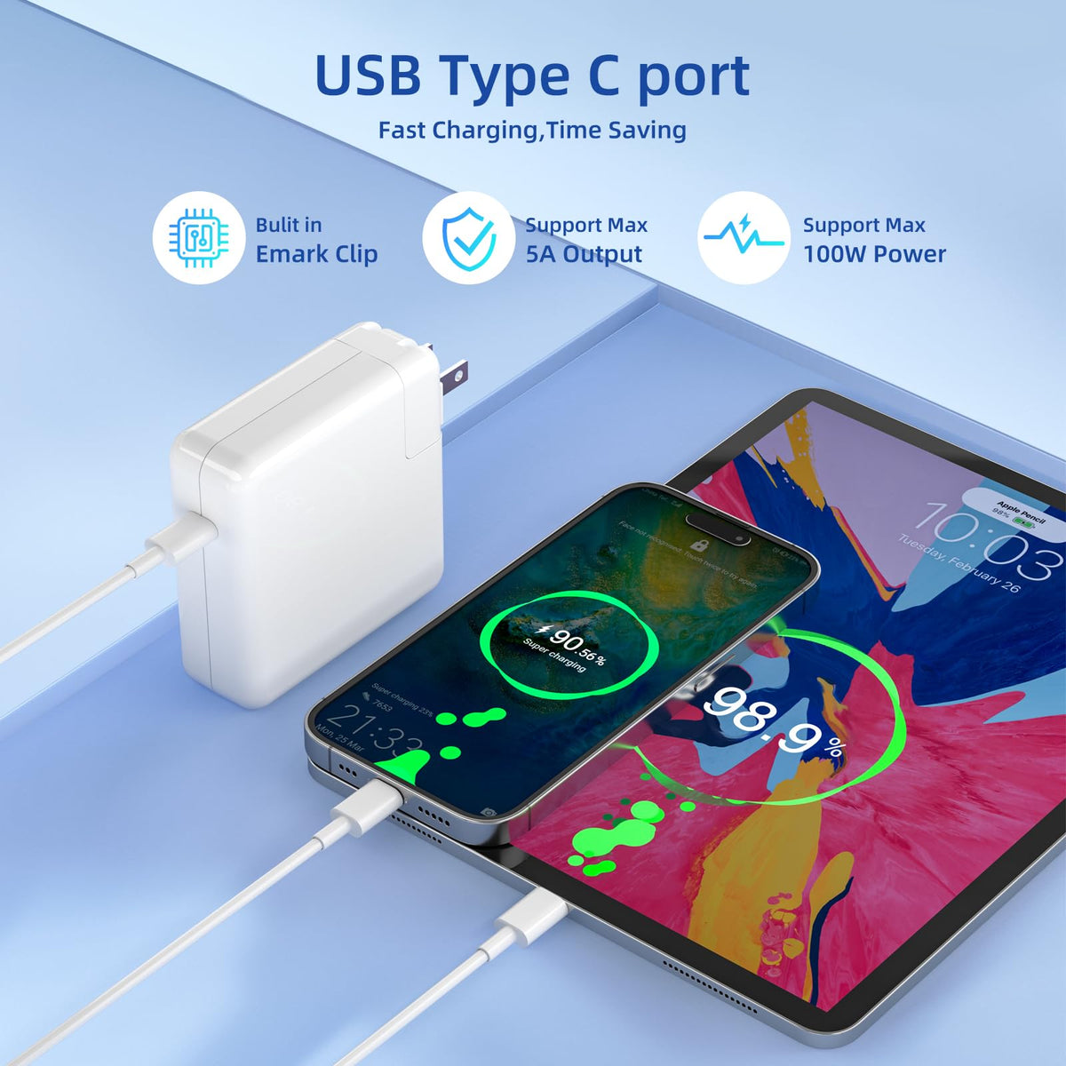 tearplex closeup USB-C connector highlights secure fit and reliable transfer