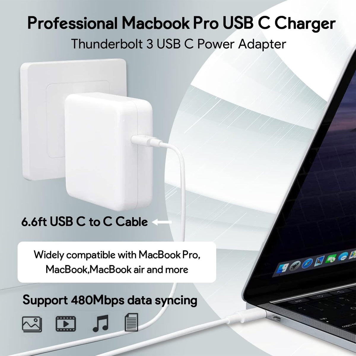 tearplex compact design charger on a tidy desk