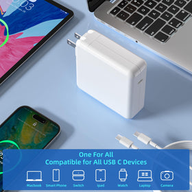 tearplex in use on desk with MacBook demonstrates convenient charging setup