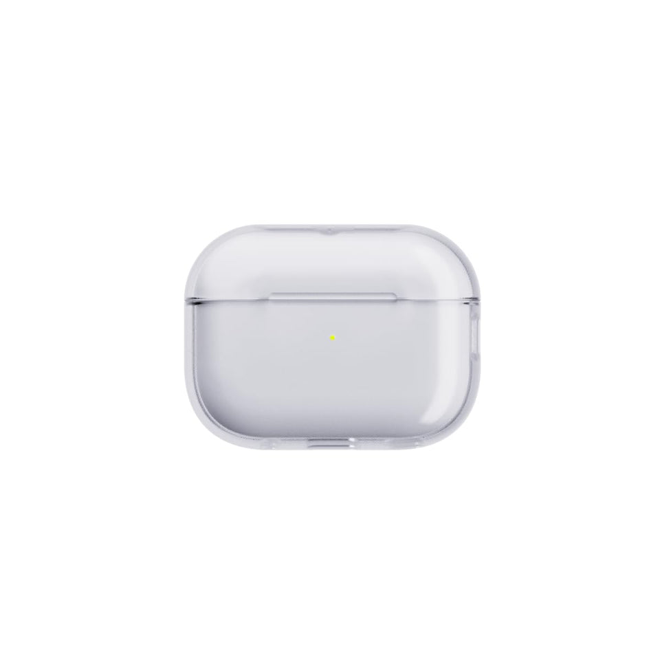 tech21 EvoClear front view showing clear protection and drop resistance