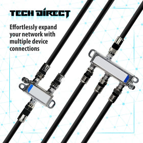 TechDirect durable flexible outer jacket protects cable against wear and bending.