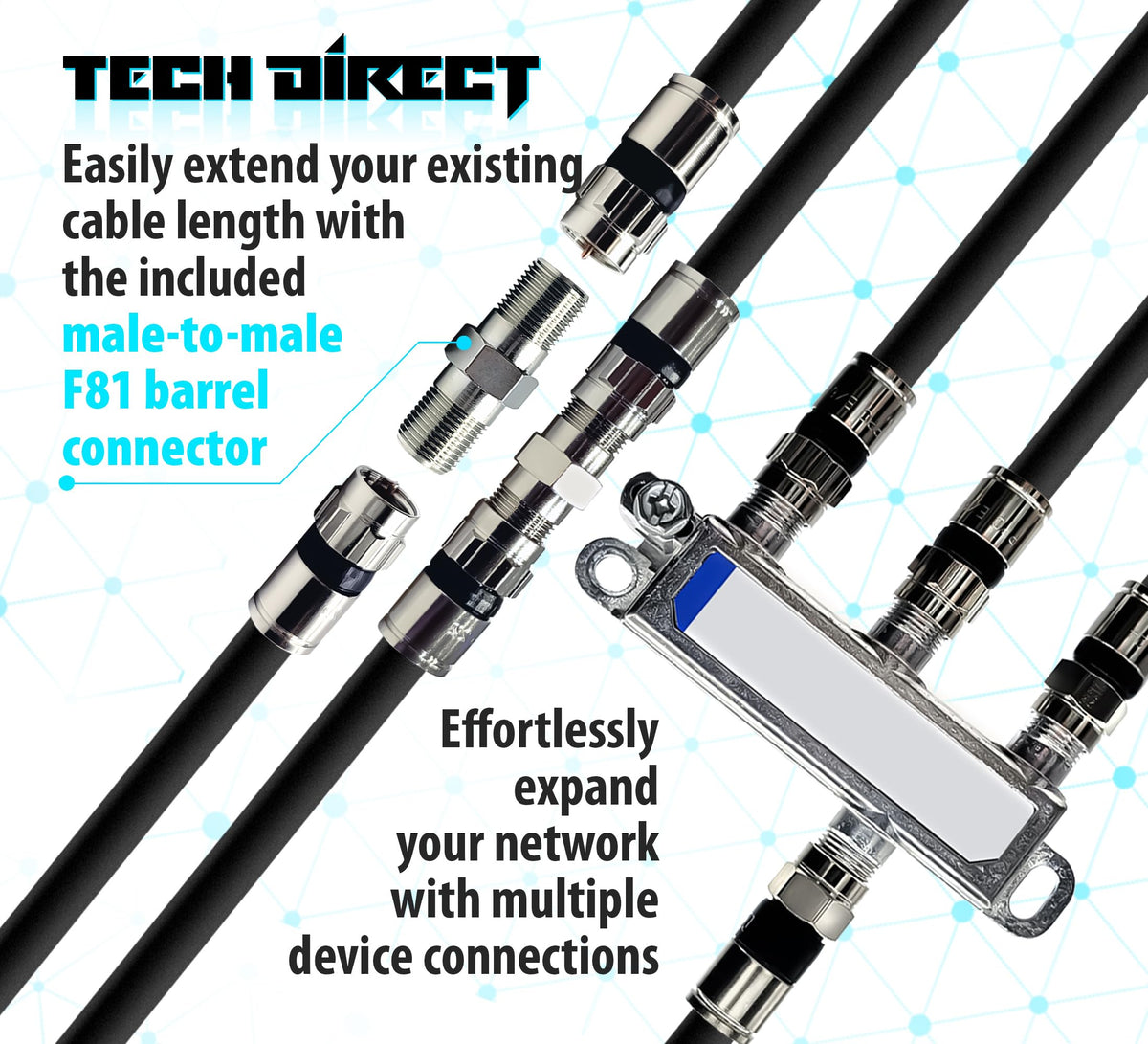 TechDirect rugged jacket protects against UV and weather exposure.