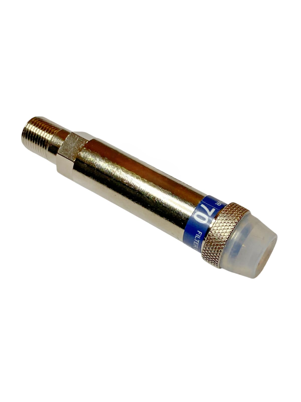 TechDirect weather-sealed MoCA filter front view showing durable housing and outdoor protection