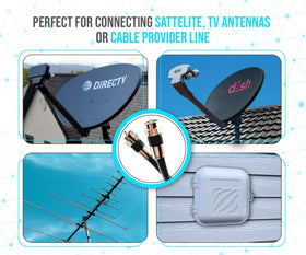 TechDirect 360-degree weatherproof boots safeguard connectors from moisture.