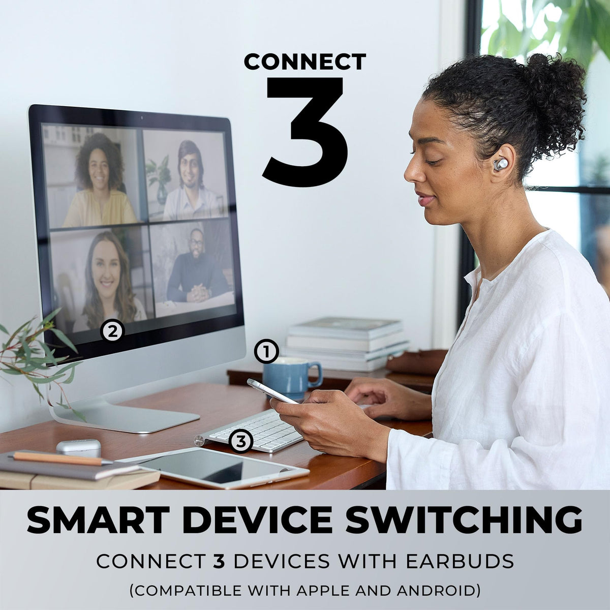 Technics AZ40M2 LDAC-compatible earbuds for hi-res audio