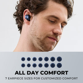 Technics AZ60M2 ergonomic fit with seven ear tip sizes