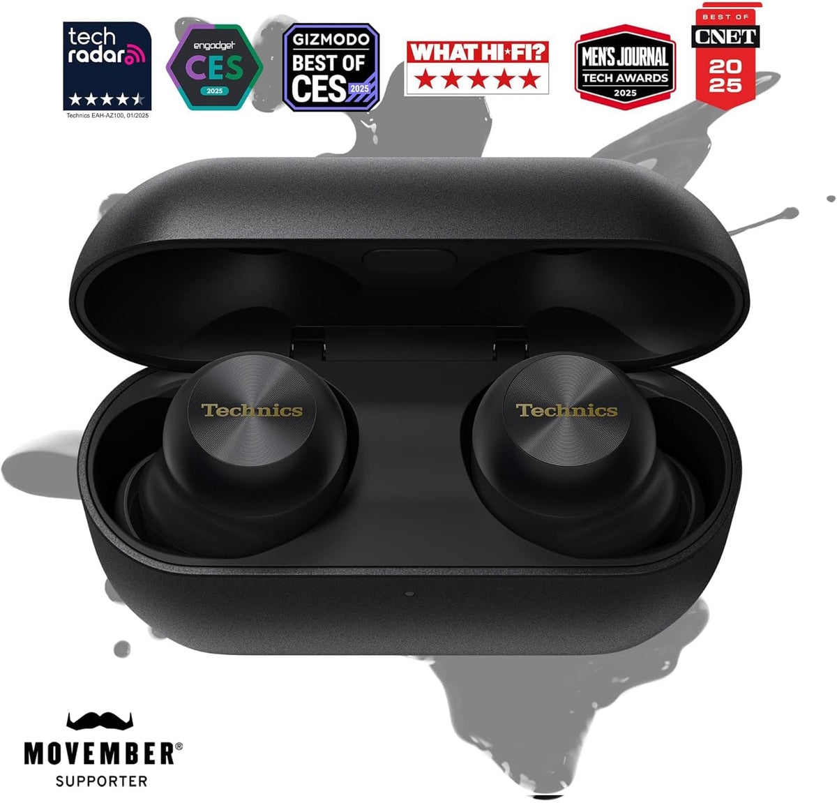 Technics EAH-AZ100 earbuds in-ear fit for all-day comfort