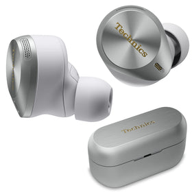 Technics EAH-AZ80-S case charging for wireless power on the go