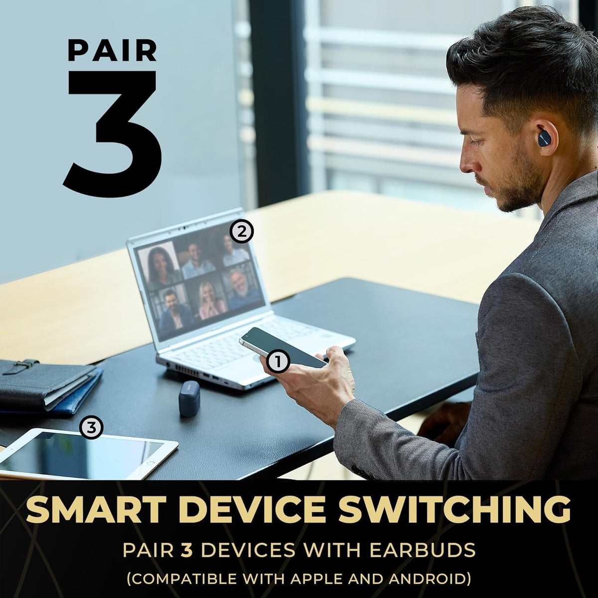 Technics EAH-AZ80-A LDAC Bluetooth delivers high‑resolution audio