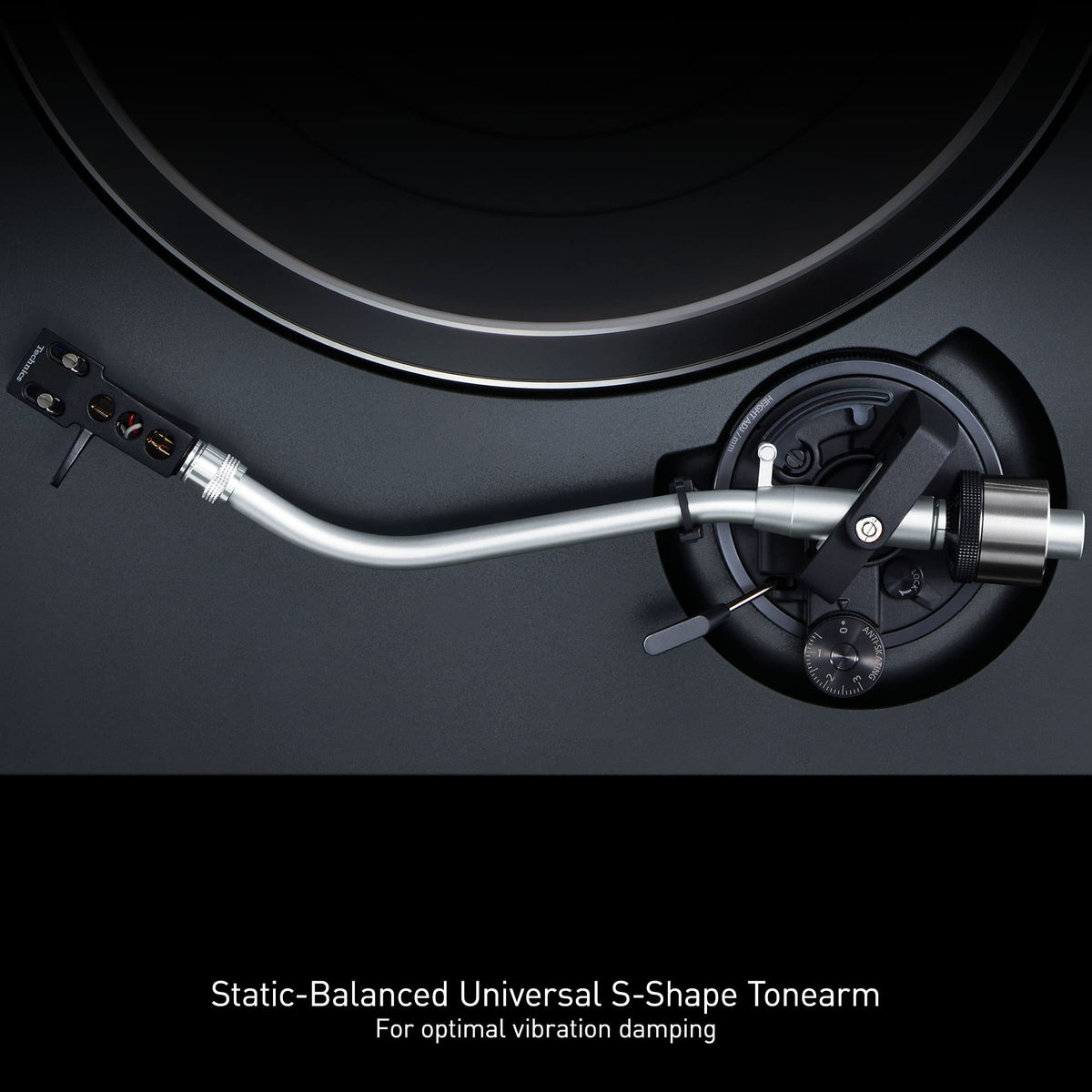 Technics SL-100C pre-installed AT-VM95C cartridge ready for playback.