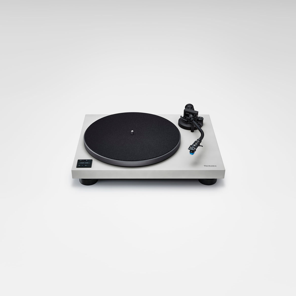 Technics SL-40CBT-H top view with dust cover for stable playback