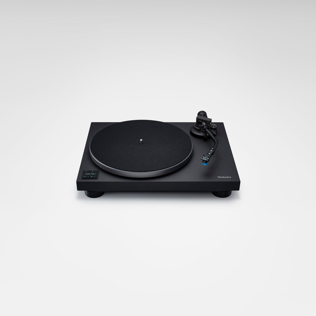 Technics SL-40CBT-K front view highlighting its compact footprint for stylish spaces.
