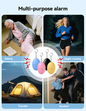 TECKNET battery-powered long-lasting safety alarm no charging needed