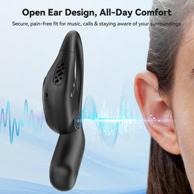 TECKNET close-up of earbud texture and speaker grille for comfort and sound clarity