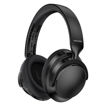 TECKNET front view showing matte black finish and brand logo, highlights premium build