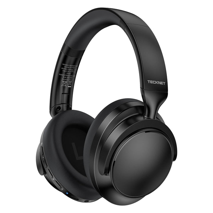 TECKNET front view showing matte black finish and brand logo, highlights premium build
