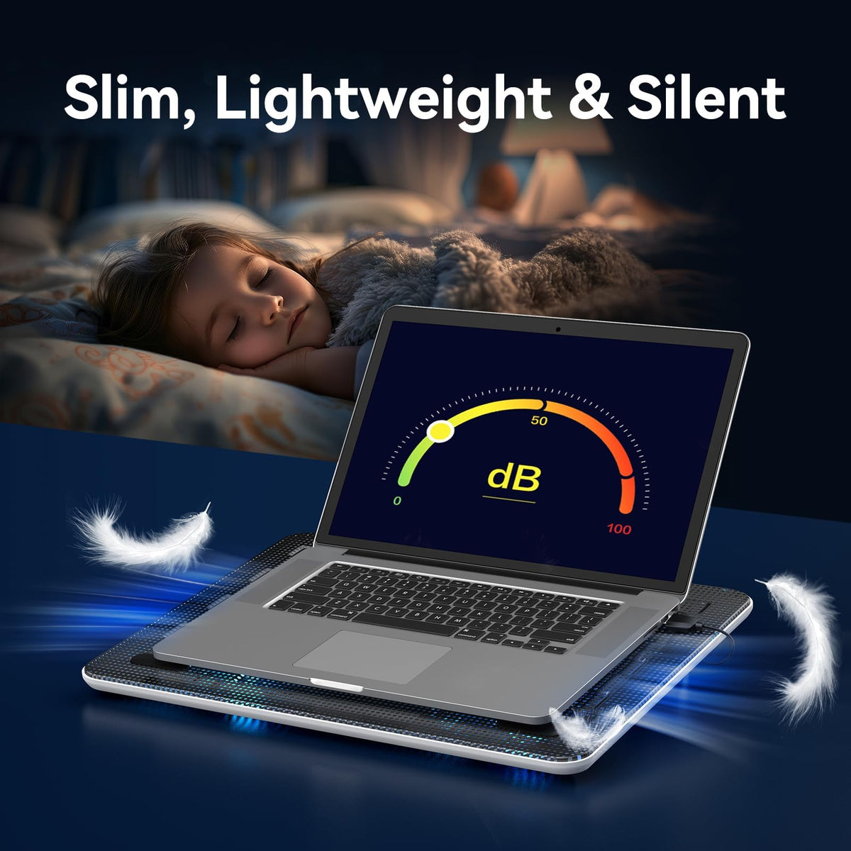 Compatible with laptops 12 to 17 inches for versatile use.