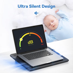 TECKNET ergonomic tilt on cooling pad for comfortable viewing angles