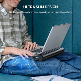 TECKNET compact cooler fits 12 to 16-inch laptops.