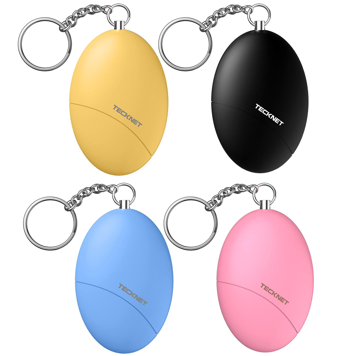 TECKNET pink personal safety alarm ready for everyday carry and quick alerts