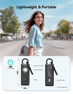 TECKNET two activation modes offer quick alert and discreet use when needed