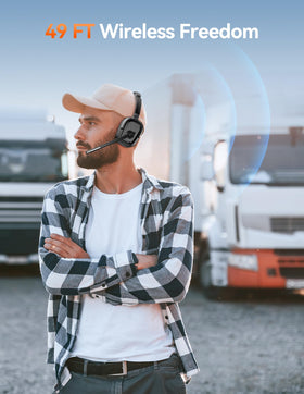 TECKNET headset compatible with PC, Mac, and mobile devices
