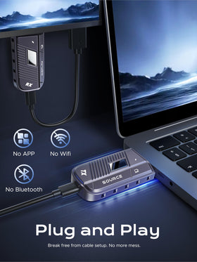 TeckyGem compact size next to credit card for portability benefit