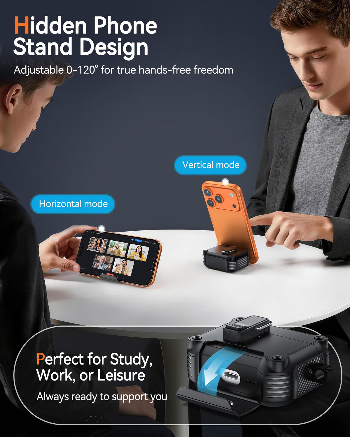 Tecolu AirPods Pro 3 case with automatic pop-up lid for quick one-handed access