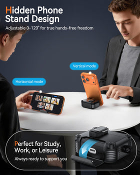 Tecolu AirPods Pro 3 case with automatic pop-up lid for quick one-handed access