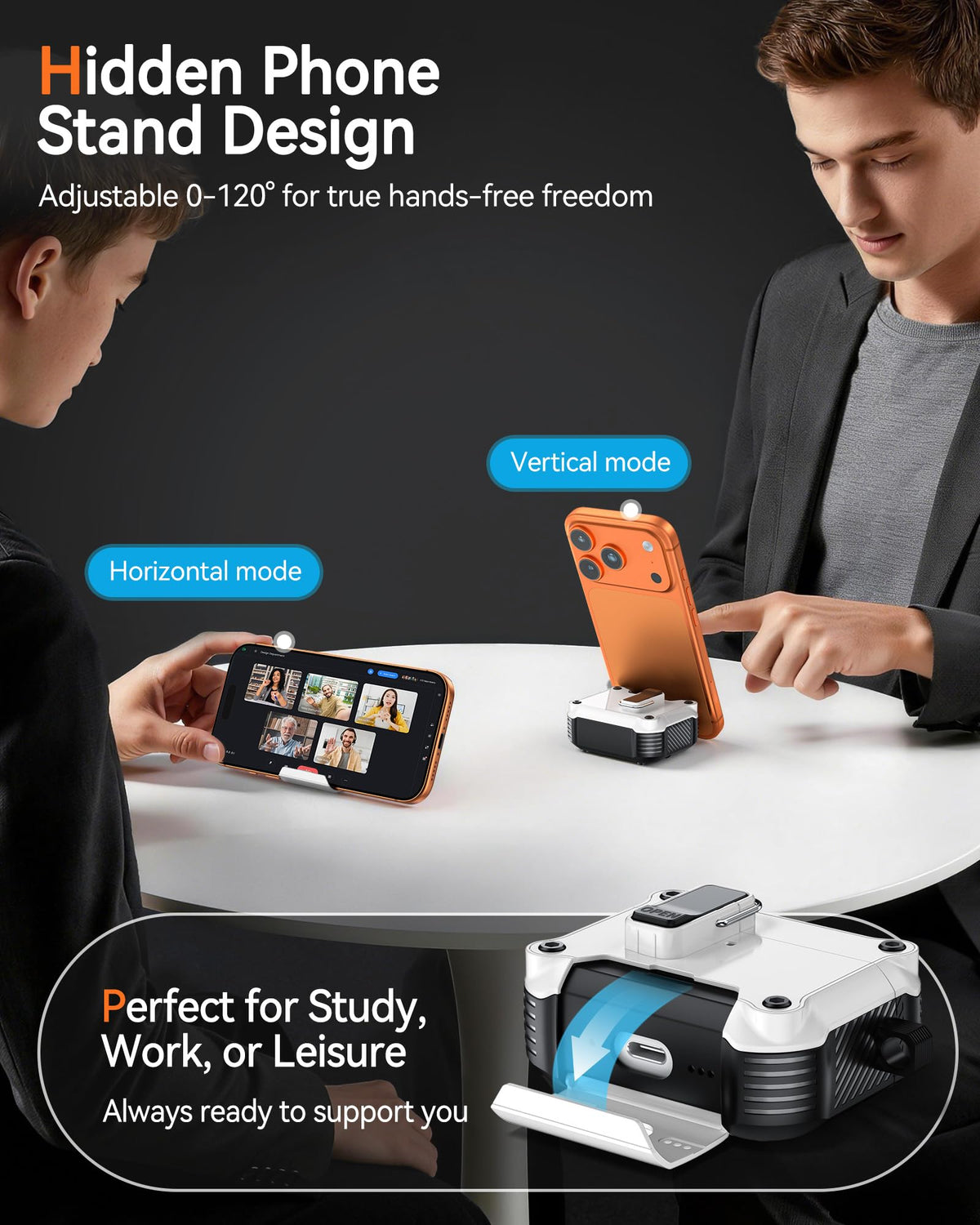  Tecolu AirPods Pro 3 Case automatic pop-up lid enables one-handed access.