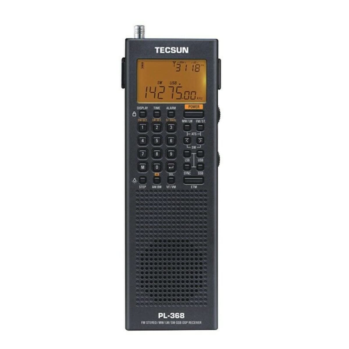 TECSUN PL368 front view for portable travel listening