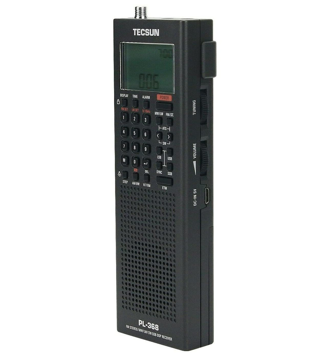 TECSUN PL368 USB charging cable included for travel