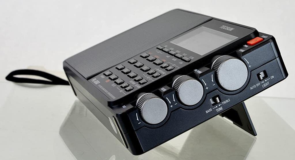 TECSUN PL880 antenna setup offers flexible positioning for best signal reception.