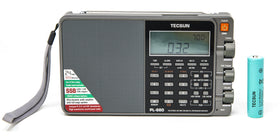 TECSUN PL880 in use with headphones for private listening