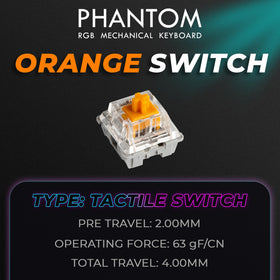 TECWARE Phantom+ Elite 87-key keyboard USB-C wired connection ensures stable latency
