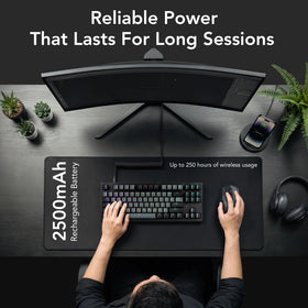 TECWARE Phantom+ tri-mode connectivity supports wireless and USB-C
