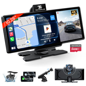 TECXERLLON 10.26-inch carplay screen front view enhances on-road infotainment