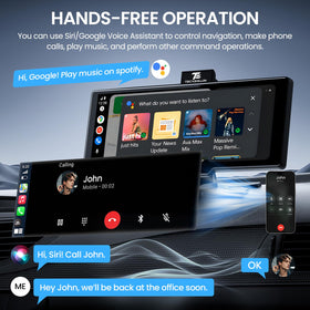 TECXERLLON easy installation with dashboard and suction mounts