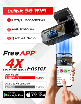 TECXERLLON connected to smartphone app via Wi‑Fi showing quick file access