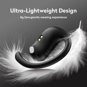 TEDELON earbuds with water splash illustrating IPX6 sweat and rain protection