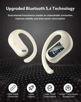 TEDELON earbuds with water splash demonstrating IPX6 sweat protection