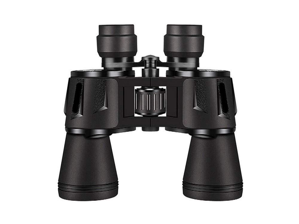 TEEM binoculars in hand scale comparison showing portable high-power optics benefit