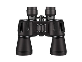 TEEM binoculars in hand scale comparison showing portable high-power optics benefit