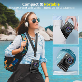 TEFTYMON 4K camera WiFi transfer ready for instant sharing.