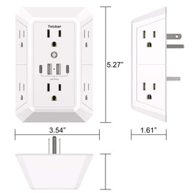Teiobar dorm and home office use suits everyday powering needs.