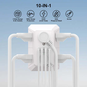 Teiobar wall-mount design keeps the extender securely in place.