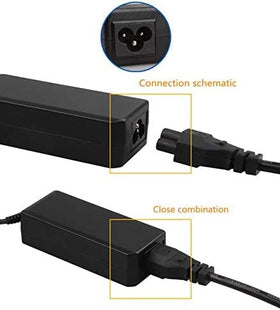 tekit cable connected to laptop power brick showing tidy setup benefit