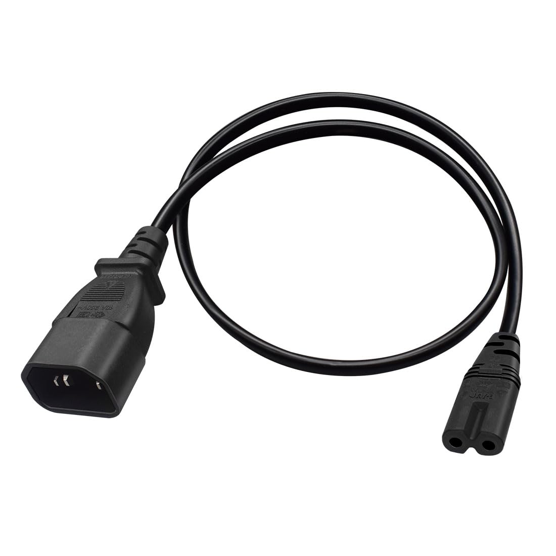 tekit front packaging showing molded c14 to c7 cable and benefits